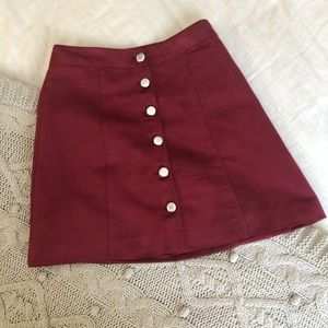 High waisted skirt!